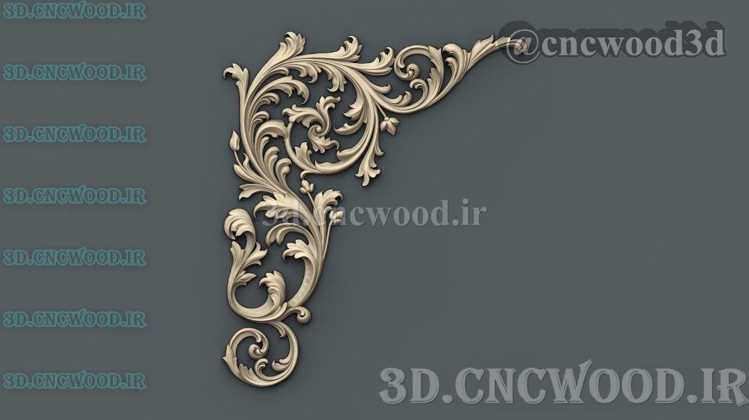 دانلود طرح گل گوشه 16